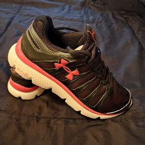 Under Armour Black and Pink Athletic Sneakers